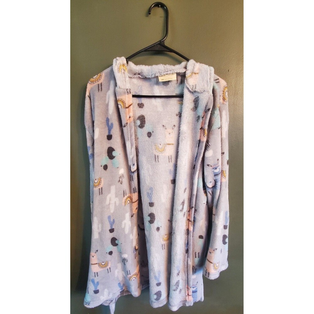 Bobbie Brooks Women's Size Small Cactus Llama Robe